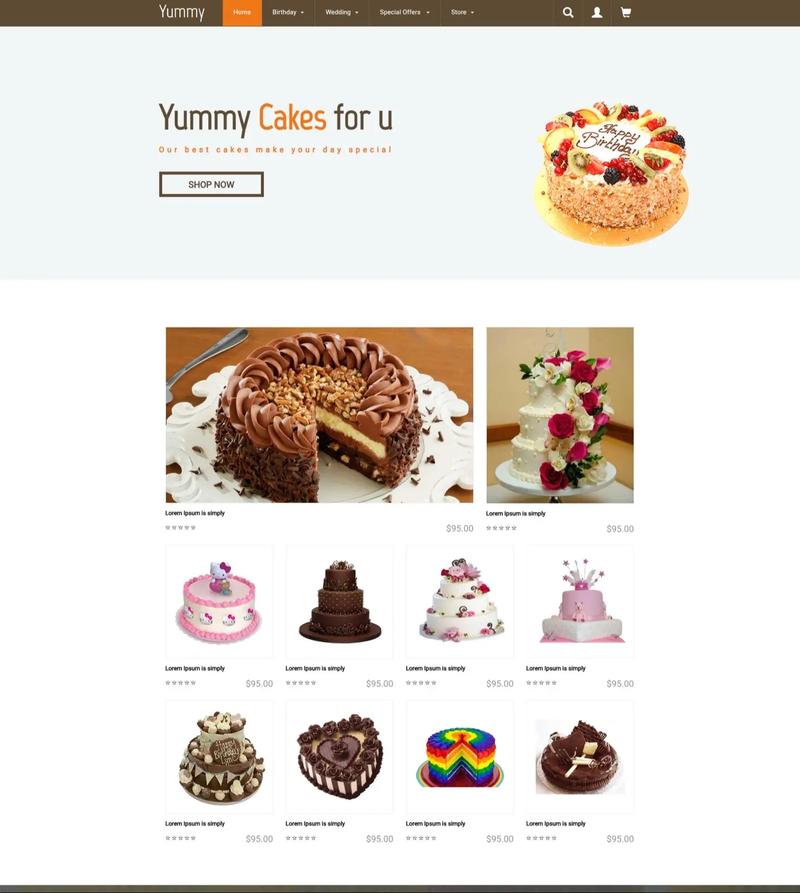 一套精致的响应式网页设计模版psd下载