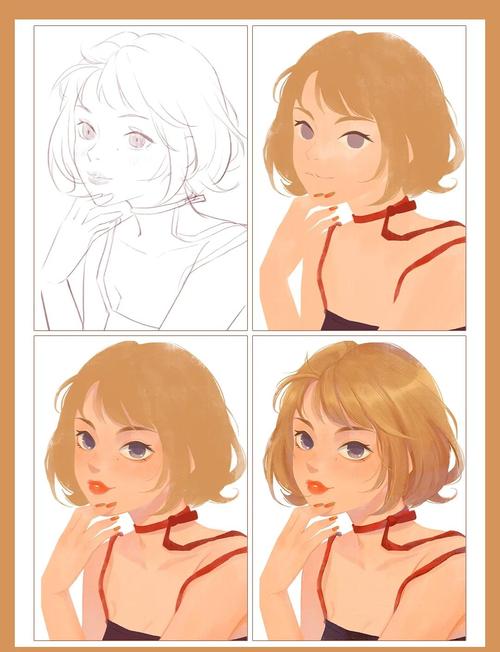 Illustrator卡通人物头像教程