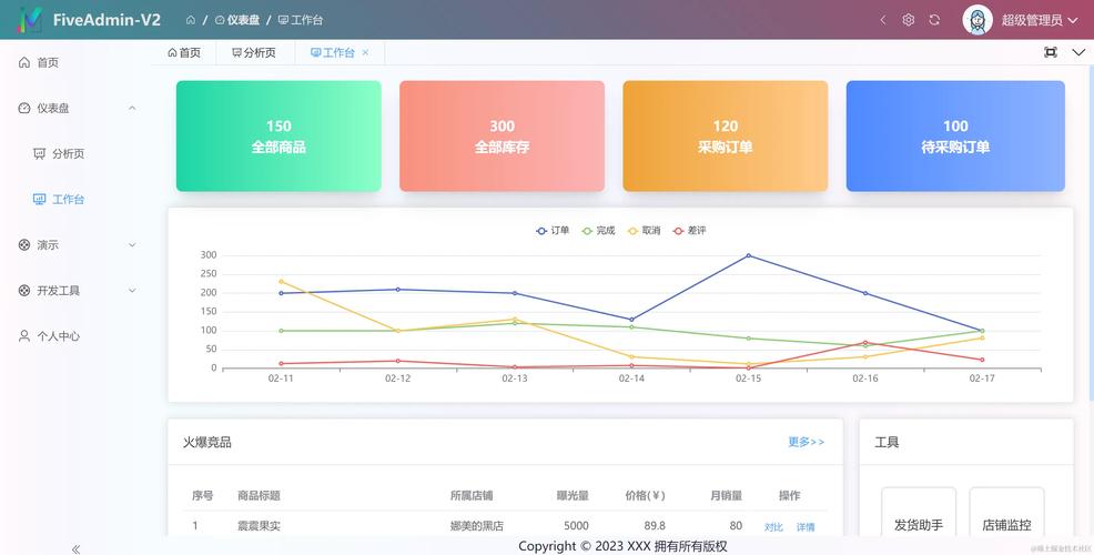 html5管理系统后台模板