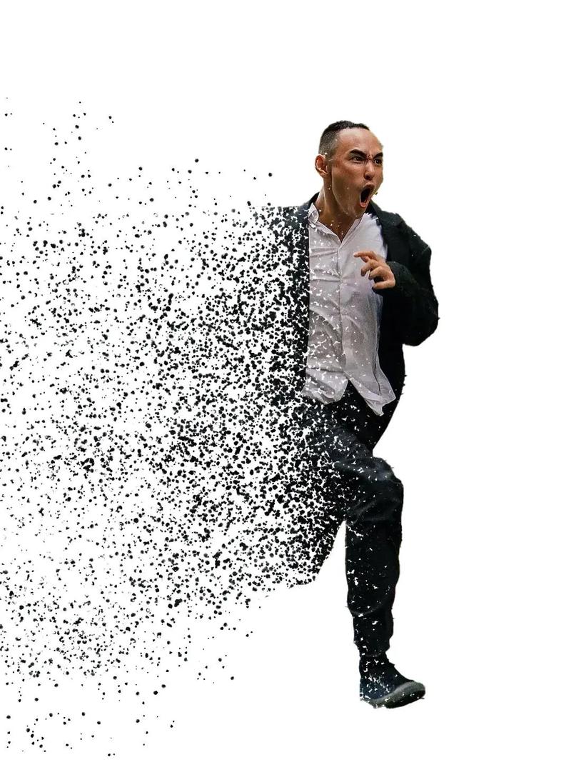 ps粒子文字特效教程