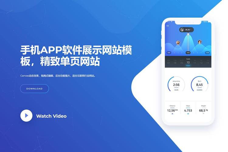 单页营销式网站模板下载