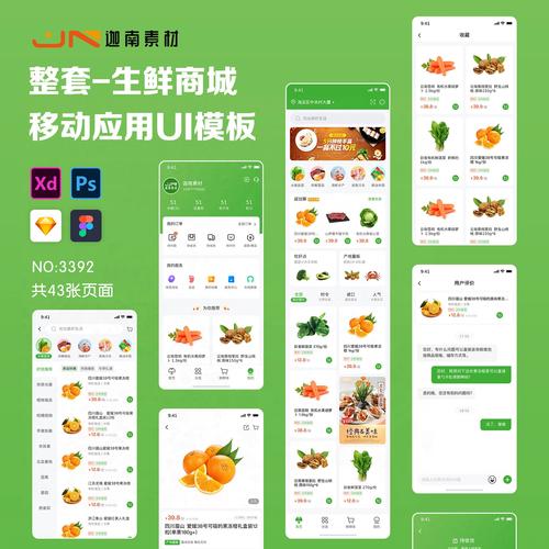 手机app购物网页模板